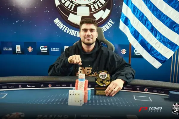Juan Videla ganó el evento Single Day KO de la WSOP Montevideo - CodigoPoker