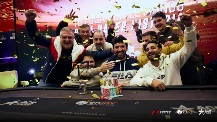 Mauricio Pinochet won the Main Event of the Enjoy Poker Tour in Punta del Este - CodigoPoker