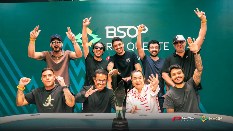 Se armó la feliz mesa final del Main Event en el BSOP Rio Quente - CodigoPoker