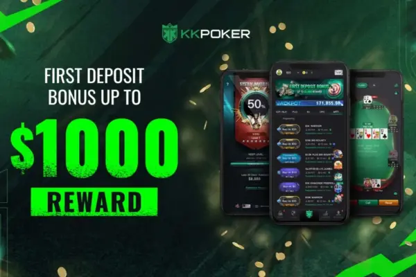 KKPoker duplica tu primer depósito con bono de hasta $1.000