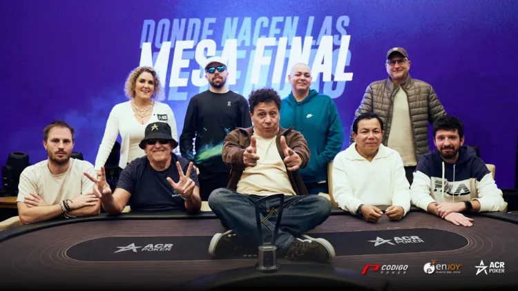 A crazy final table was set in the Main Event of the Enjoy Poker Tour - CodigoPoker