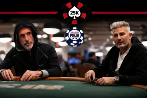 Ariel Mantel y Nacho Barbero en el Fantasy Draft de la WSOP