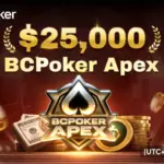 Apex de $25.000: El evento mensual de BCPoker este sábado
