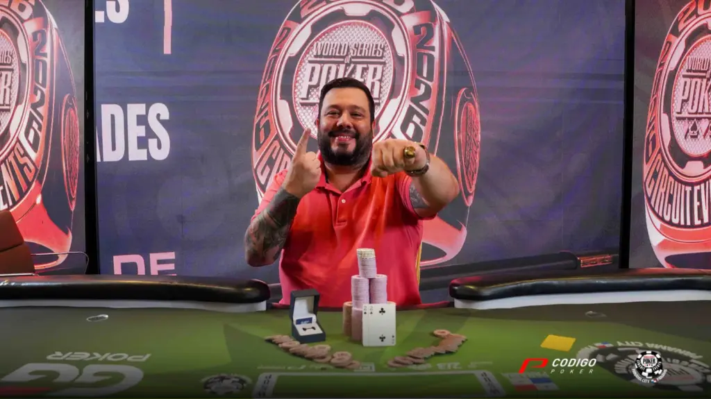 Mario Del Valle se quedó con el Evento #8 de la WSOP Panamá