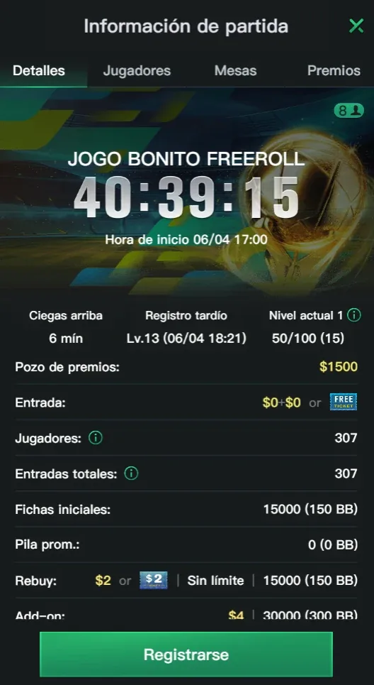 Freeroll Mundialista
