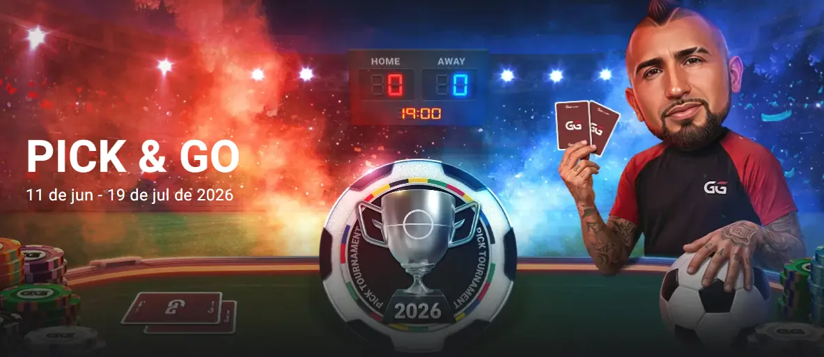 Argentina y España en el cierre del Pick&Go en GGPoker el 19