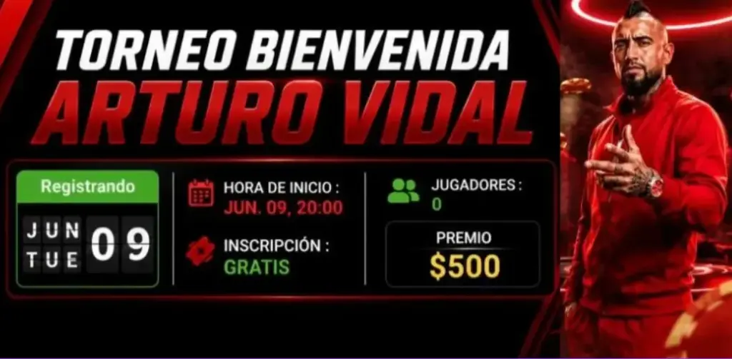Regístrate al freeroll del futbolista Arturo Vidal en GGPoker: aquí está la contraseña