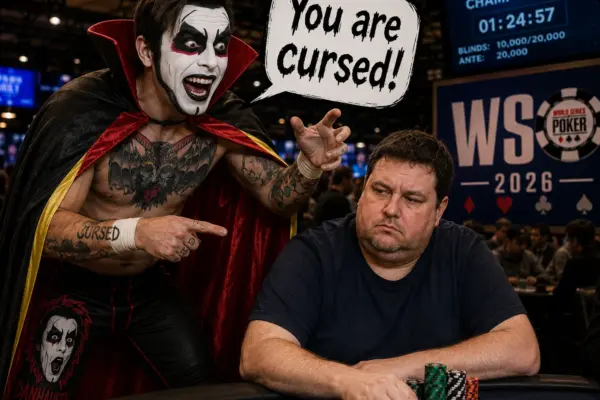 Danhausen entra al ring de la WSOP y lanza una maldición sobre Shaun Deeb - CodigoPoker