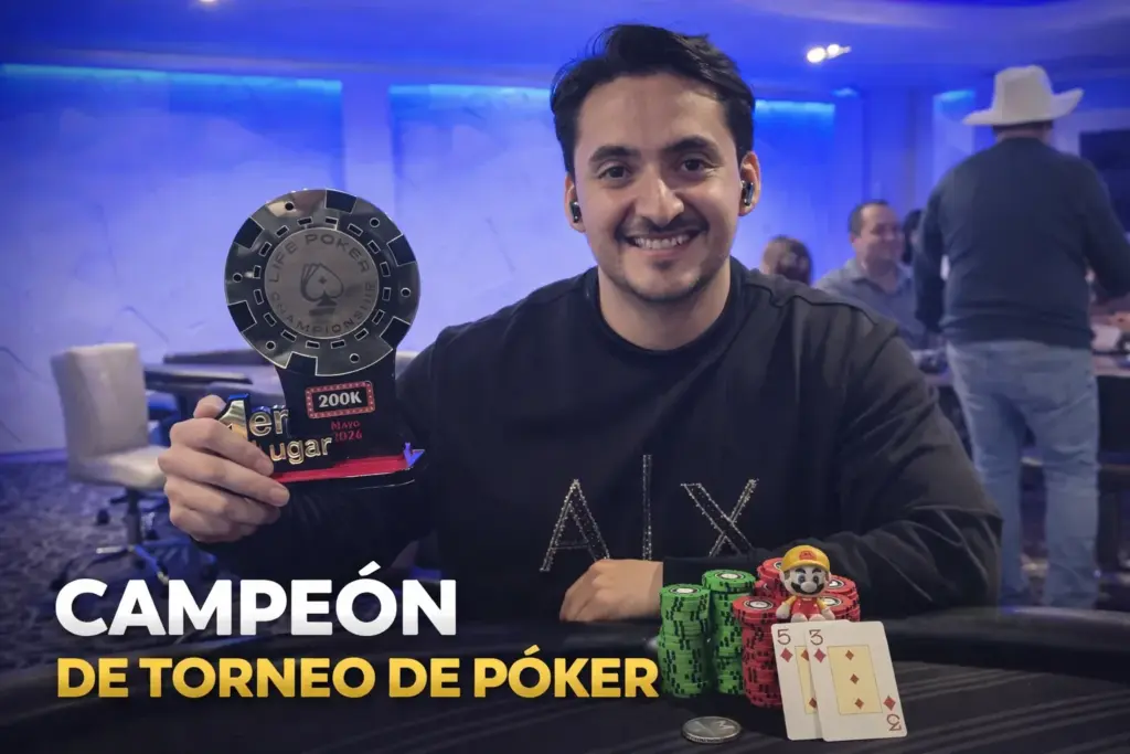 Julio Ramírez ganó el MXN$200K GTD mensual de Casino Life