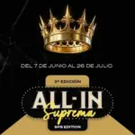 Nueva versión de All-In Suprema: 7 de junio la 3ª edición