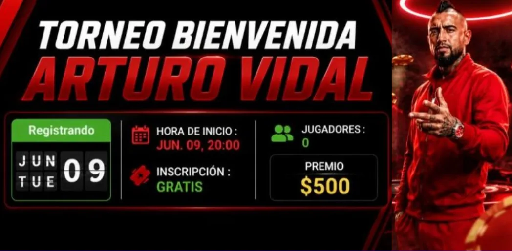 Freeroll Arturo Vidal en GGPoker: aquí la contraseña