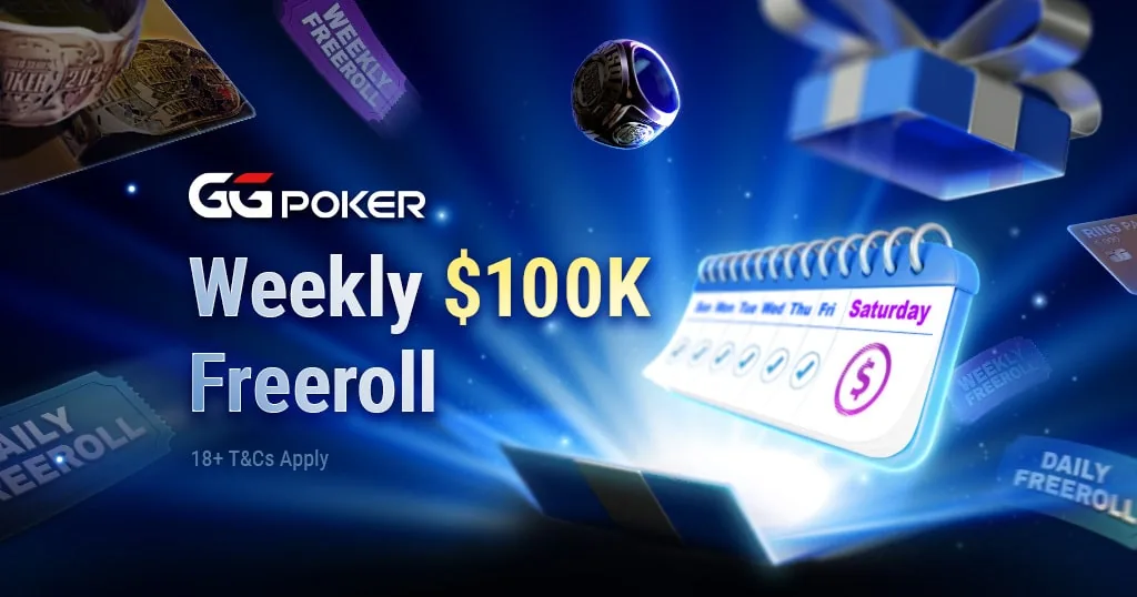 GGPoker: freerolls para jugar poker gratis desde $0