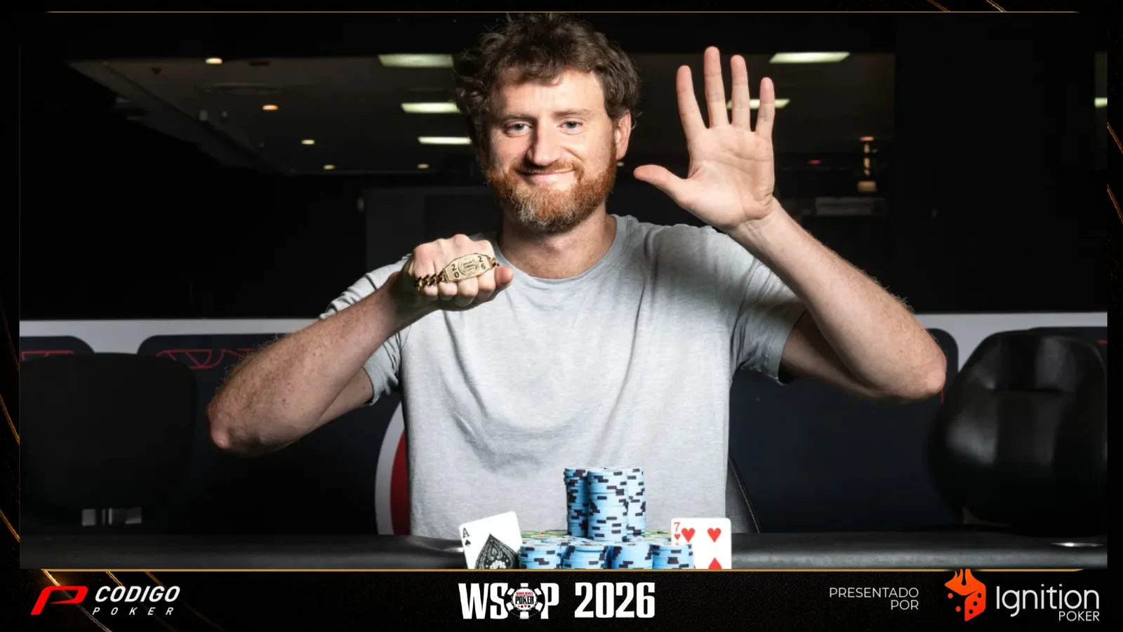 David Peters ganó el 6-Handed Championship de la WSOP, su quinto brazalete - CodigoPoker