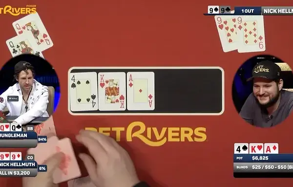 Not even the queens saved him: Jungleman ended up crushed at the Hellmuth table - CodigoPoker