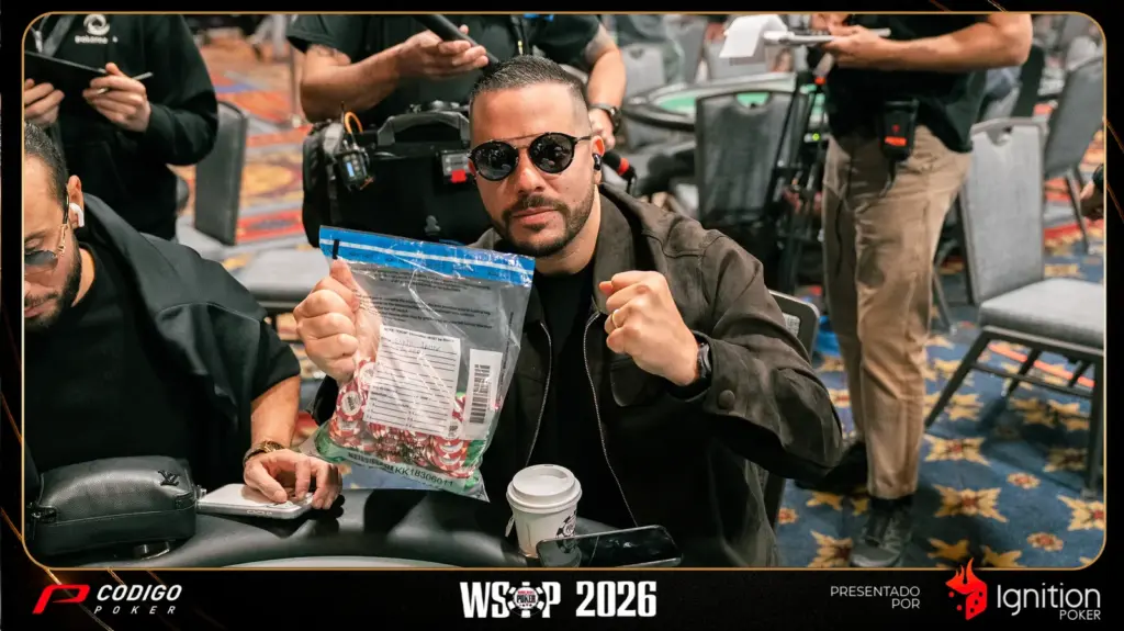 Farid Jattin lidera la esperanza latina en el WSOP Main Event tras un intenso Día 4