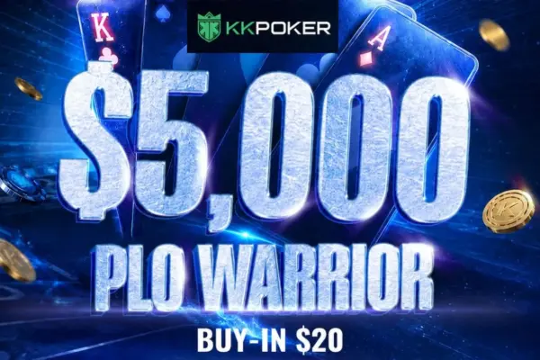 Regresa el $5K PLO Warrior a KKPoker con una entrada de $20
