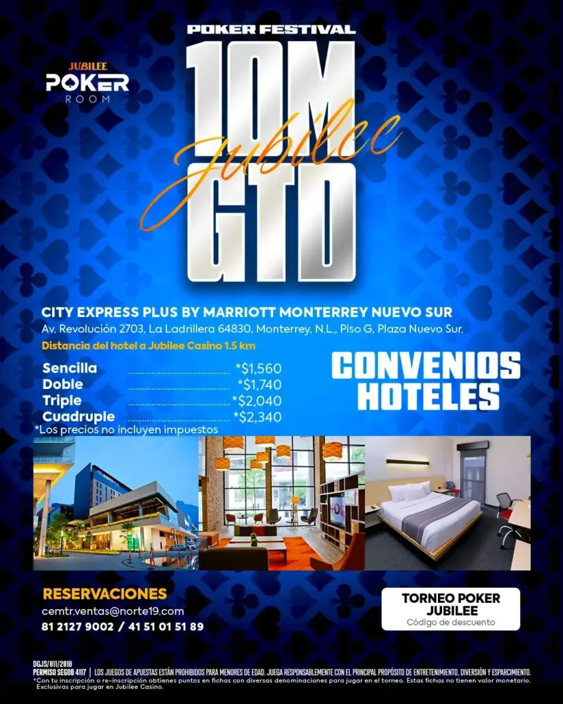 Convenios Hotel Jubilee Monterrey