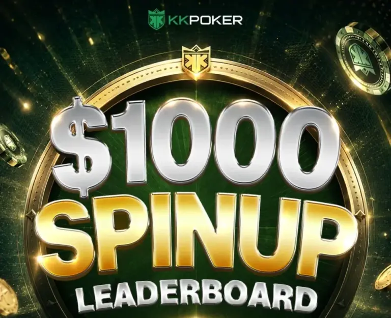 Así de rápido: Juega 10 Spin Up y consigue premio garantizado en KKPoker