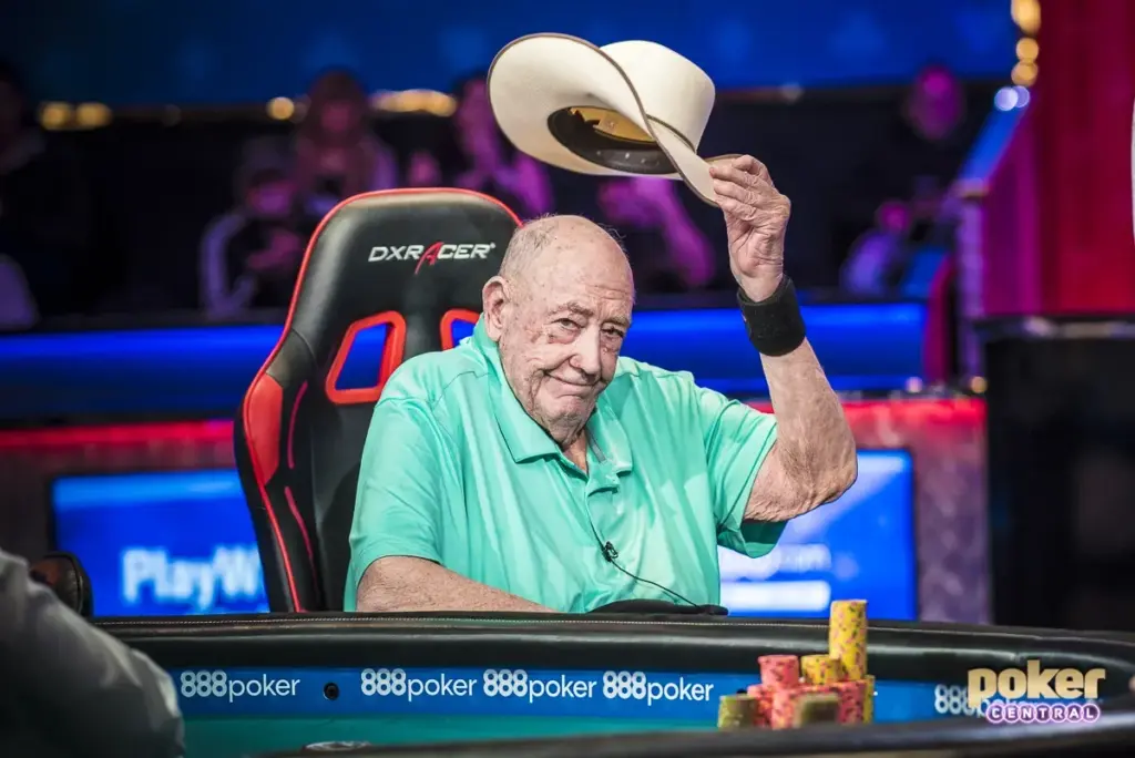 Las leyendas no mueren: un video de 30 minutos con las mejores manos de Doyle Brunson