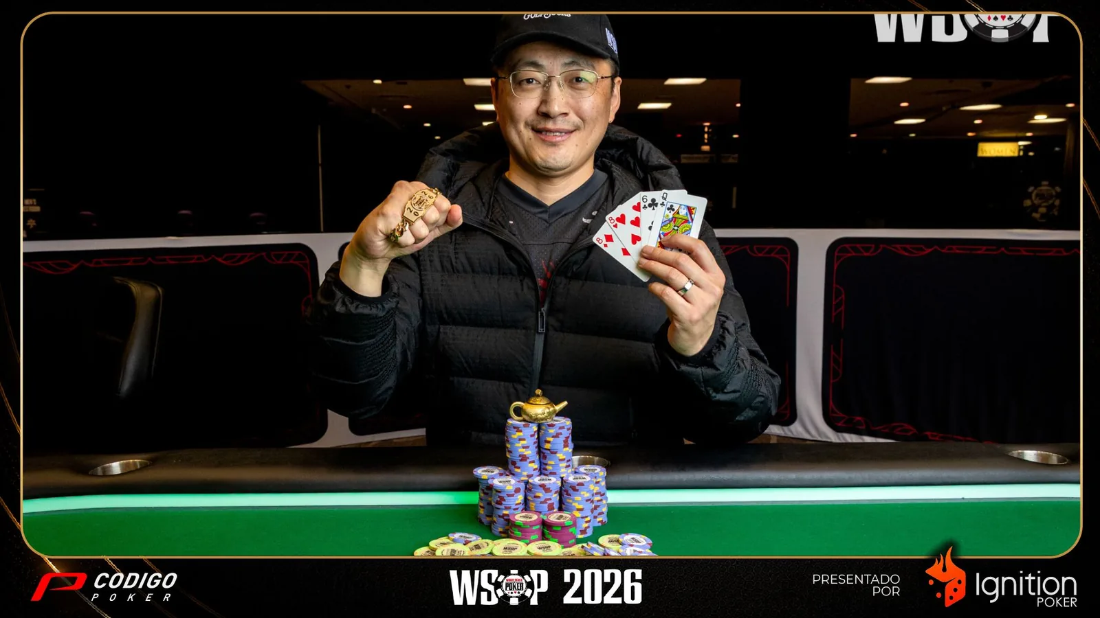 Joshua Wang le arrebató la victoria a Erik Seidel en el Evento #96 de la WSOP - CodigoPoker