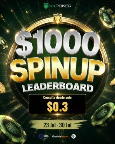 Kkpoker Spin Up Leaderboard