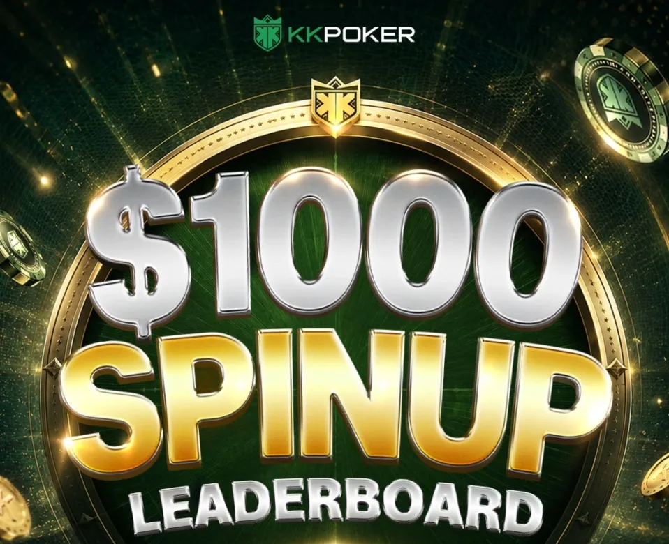 Juega 10 Spin Up y consigue premio garantizado en KKPoker