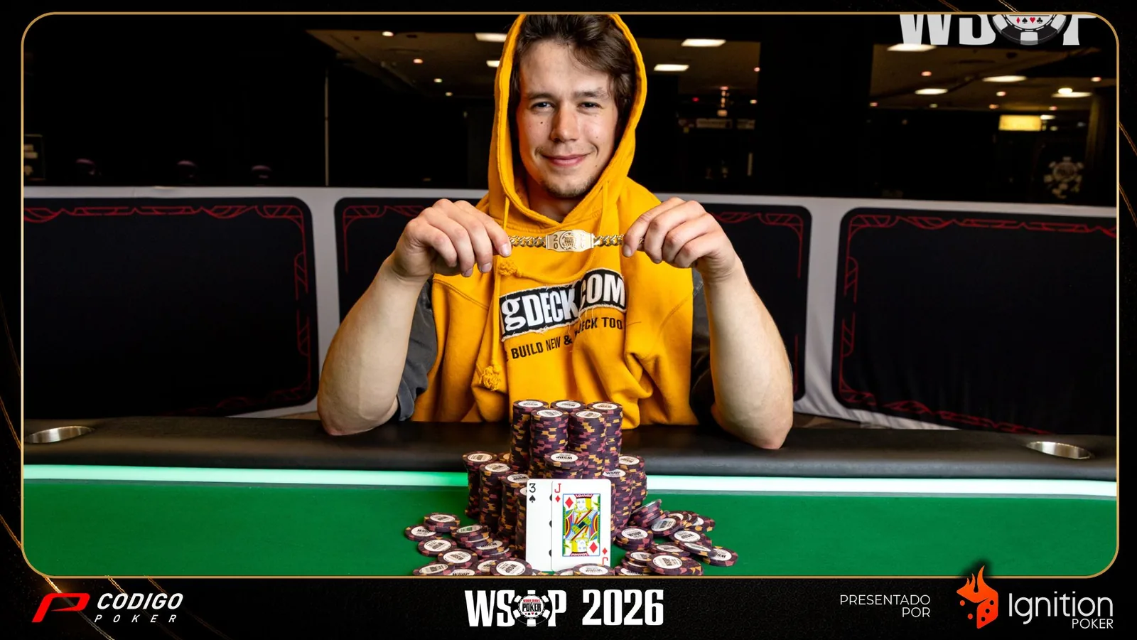Garrett Dwire se consagró campeón del WSOP Summer Saver - CodigoPoker