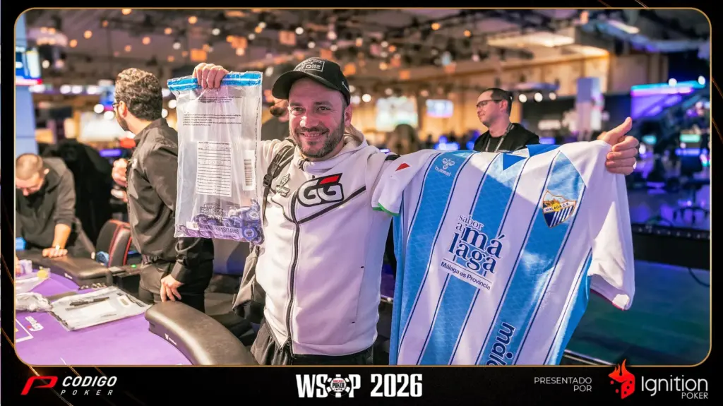 Antonio Galiana se metió entre los mejores 21 jugadores del WSOP Main Event