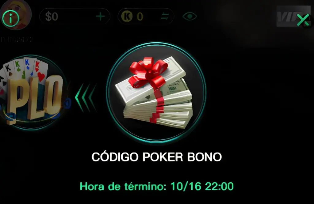 Atención miembros de CodigoPoker: deposita US$10 en KKPoker y obtén $10 MÁS
