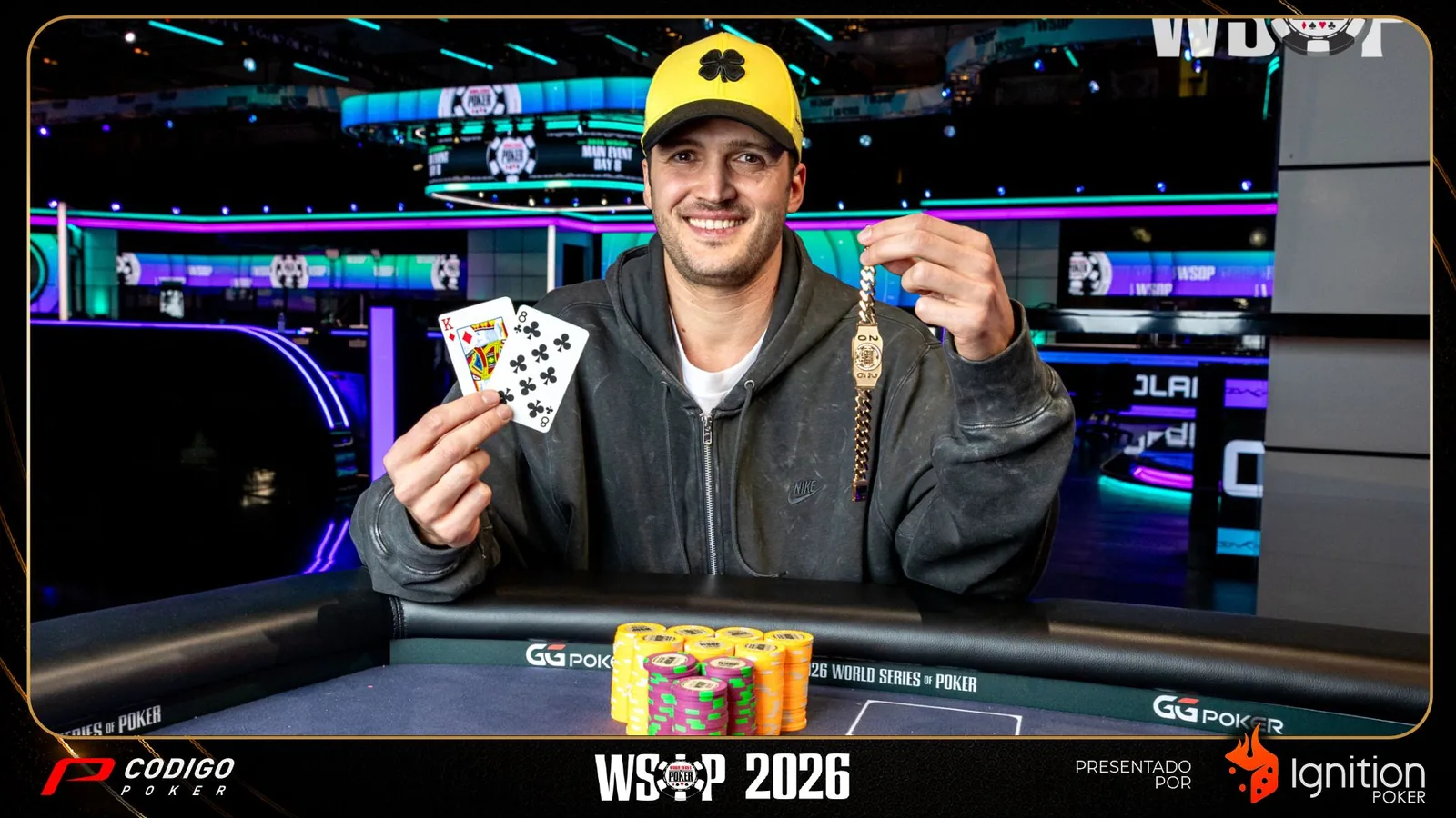 Ori Hasson se quedó con el evento The Closer de la WSOP - CodigoPoker