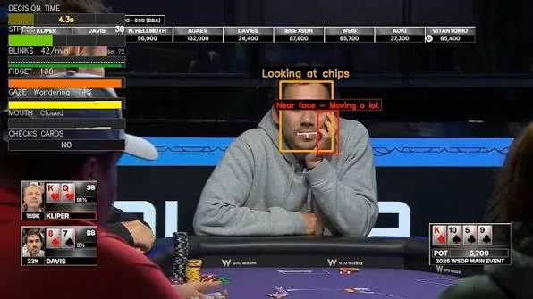 ESPN usó IA para analizar los tells de los jugadores durante la WSOP - CodigoPoker