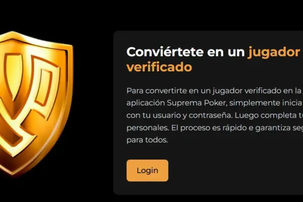 4 beneficios de verificar la cuenta en Suprema Poker
