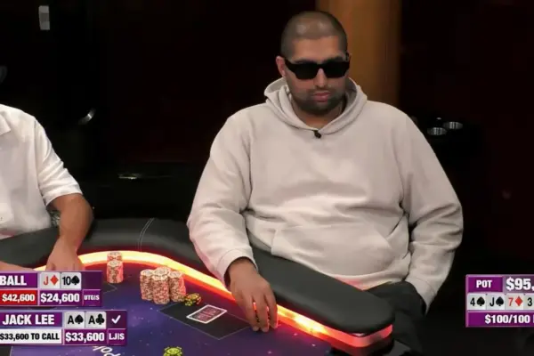 Nik Airball intentó un arriesgado bluff pero se estrelló contra par de ases - CodigoPoker