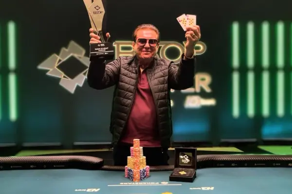 Antonio Santichio dio el golpe: eliminó a dos chipleaders y es campeón del Main Event del BSOP Winter -
