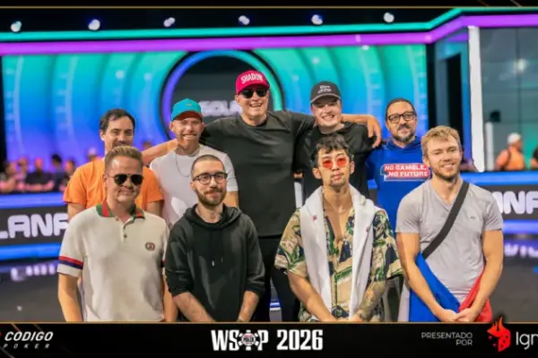 ¡Se acabó la espera! Estos son los 9 finalistas del Main Event de la WSOP 2026 - CodigoPoker