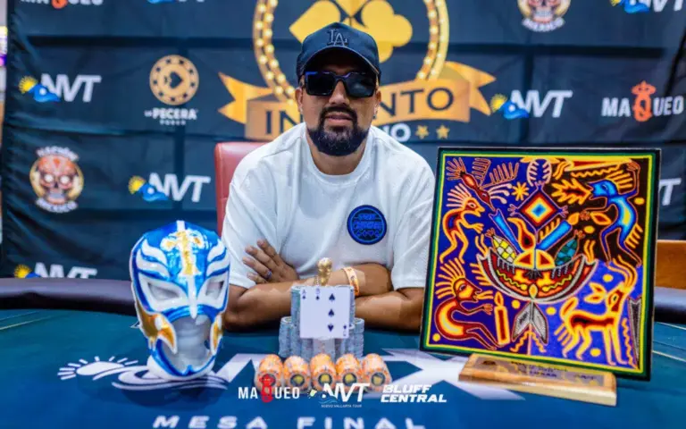 Óscar Aguilar se quedó con el título del Mini High Roller PKO