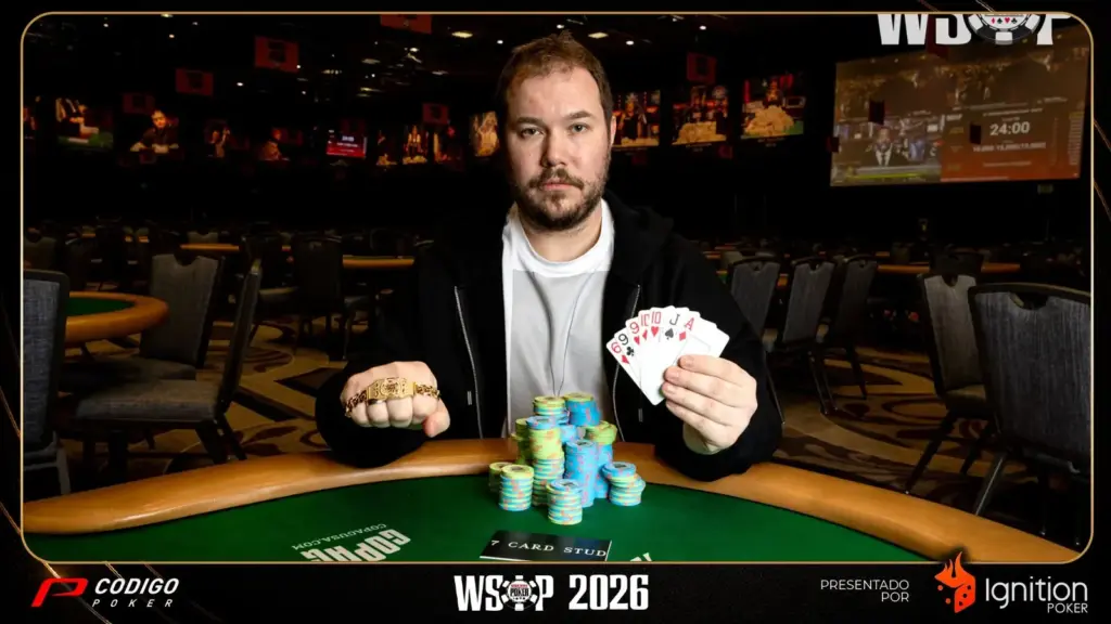 Alexander Kostritsyn ganó su primer brazalete de WSOP en el High Roller H.O.R.S.E.
