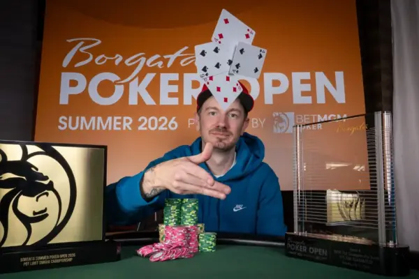 He hit aces... 14 times! And became champion at the Borgata - CodigoPoker