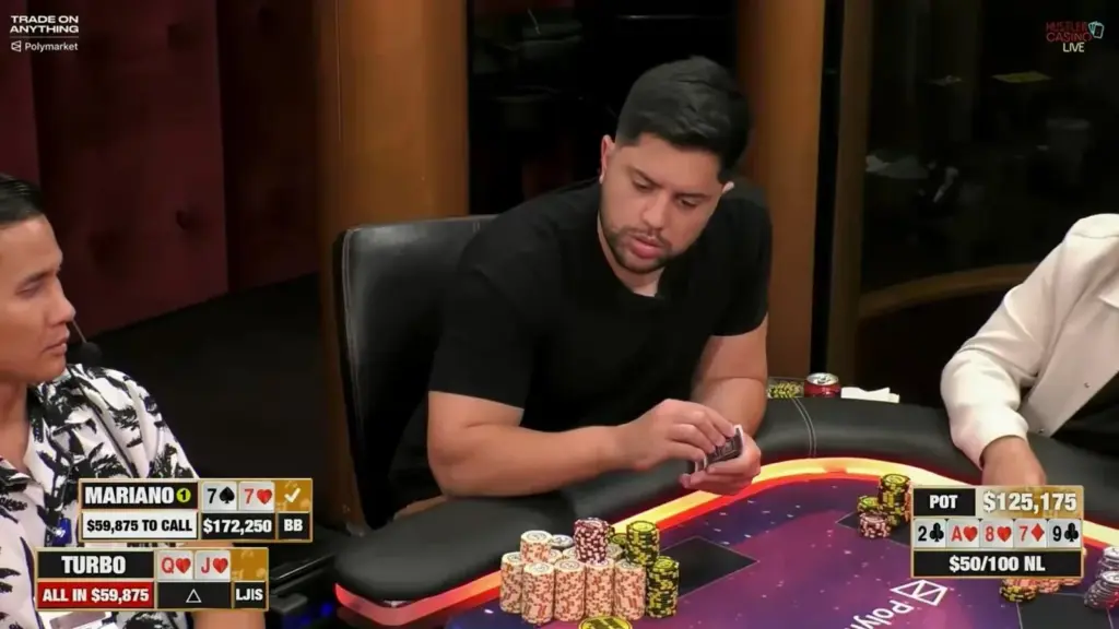 Mariano Grandoli volvió a Hustler Casino Live con victoria