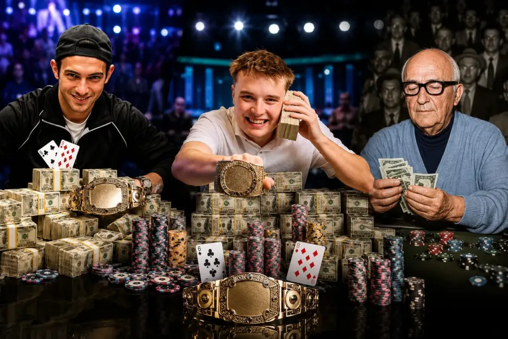 De Joe Cada a Johnny Moss: los campeones más jóvenes y más veteranos del Main Event de la WSOP