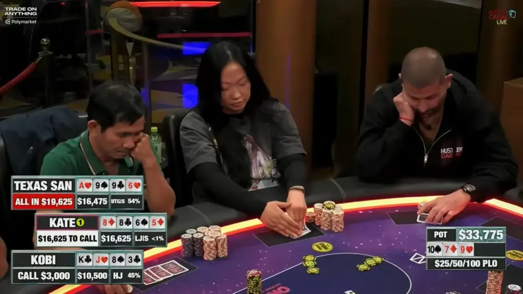 Hustler Casino Live dio uno de los coolers del año en su mesa de Omaha