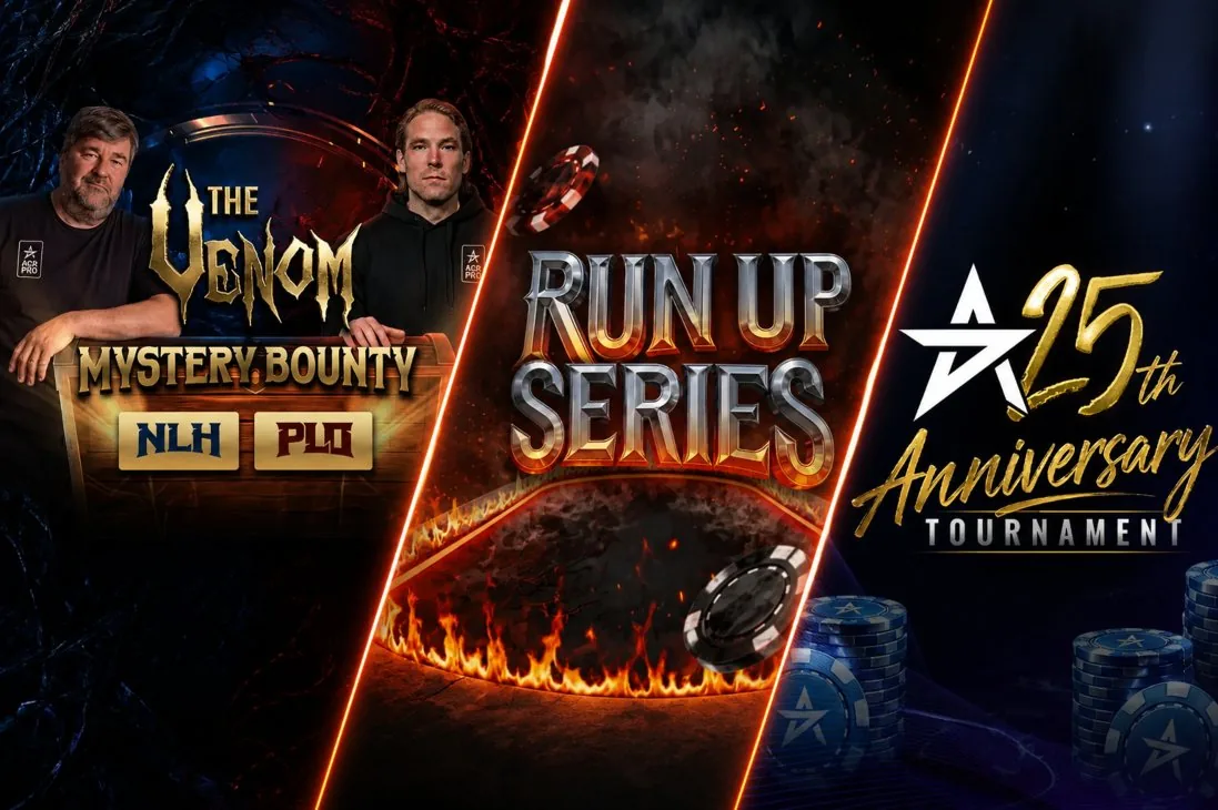 Agosto en ACR Poker: Run Up, Venom y el 25° Aniversario