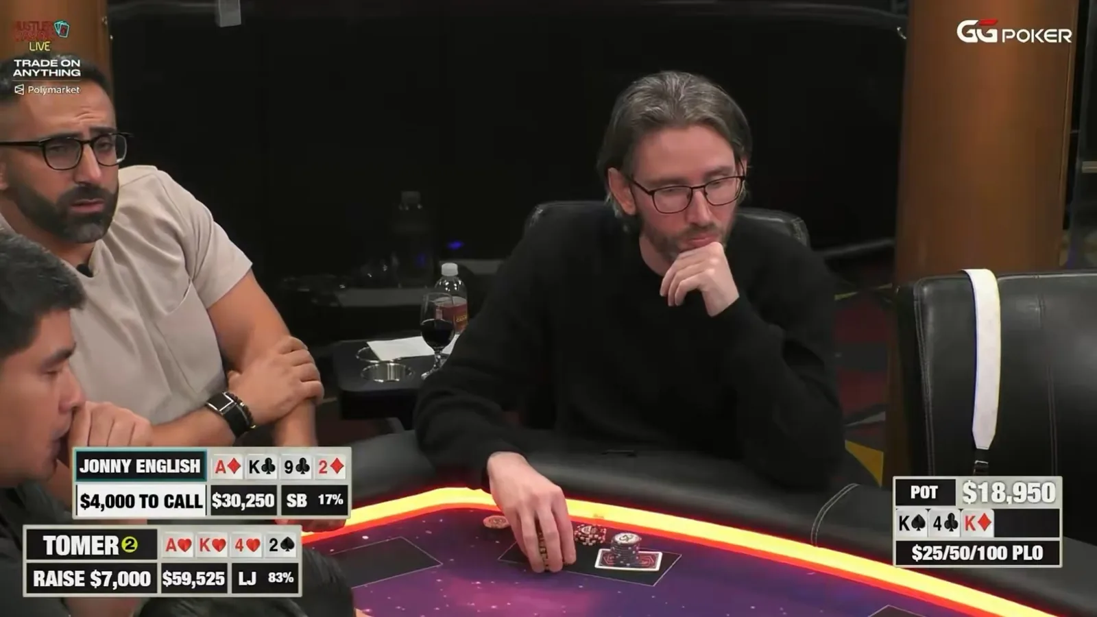 Pensó que había flopeado la mejor mano, pero su rival lo superó y sufrió un cooler de US$75K - CodigoPoker
