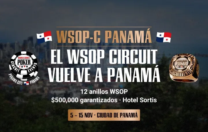 WSOP Circuit Panamá: cómo clasificarte online a través de GGPoker