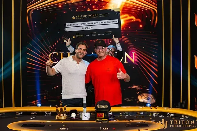 Joao Simao vuelve a golpear fuerte en Triton: segundo puesto y otros US$2,5 millones
